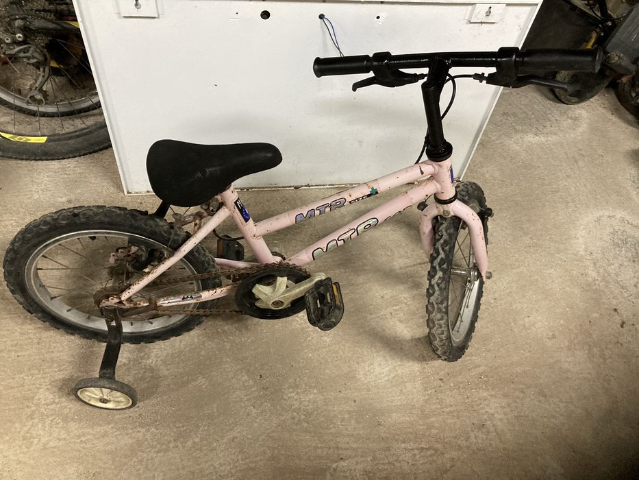 Bicicleta com rodinhas para aprender andar roda 16