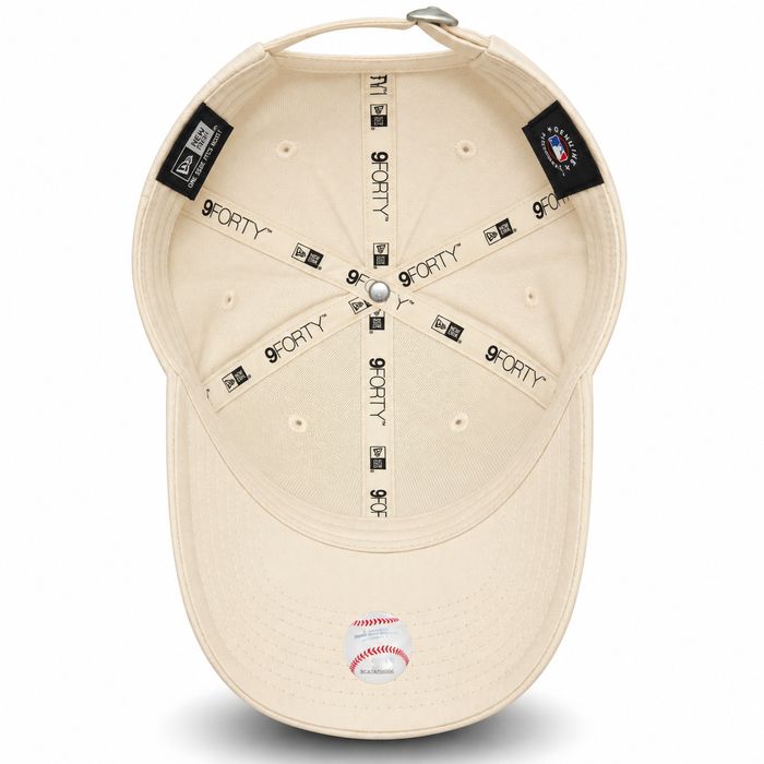 Czapka z daszkiem NY New Era 9FORTY New York MLB Yankees Beż Kremowa