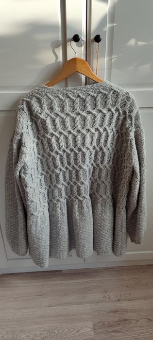 Sweter szary oversize