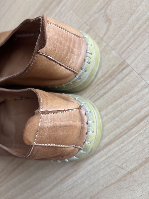Skórzane espadryle Venezia