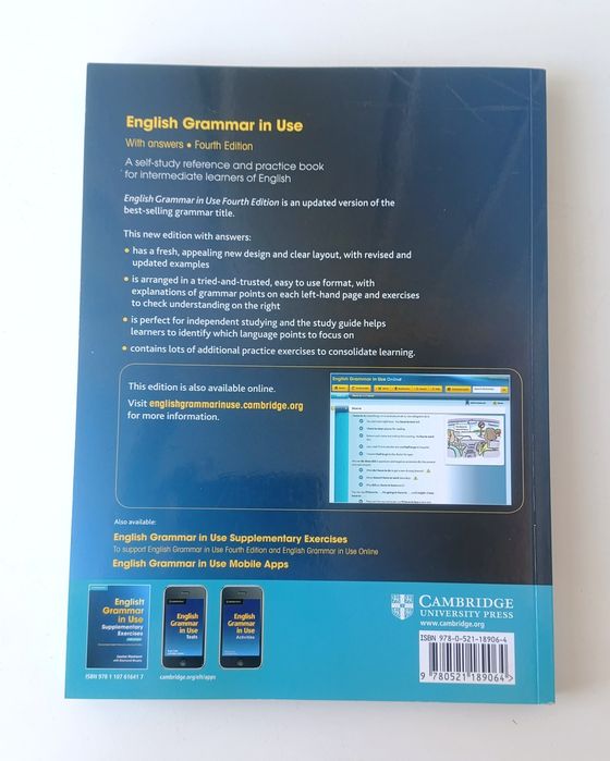 Підручник English Grammar in Use Murphy 4-е видання з відповідями