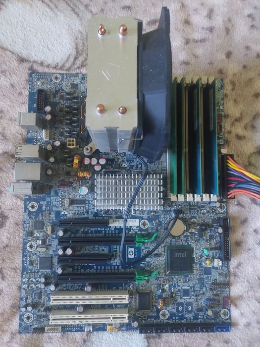 1366 сокет(материнка+проц+оперативка,куллер) х5660,12гб озу ддр3