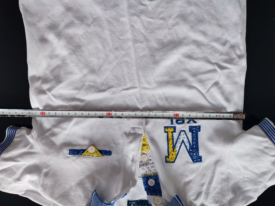 Koszulka biała polo rozmiar 110  Mayoral