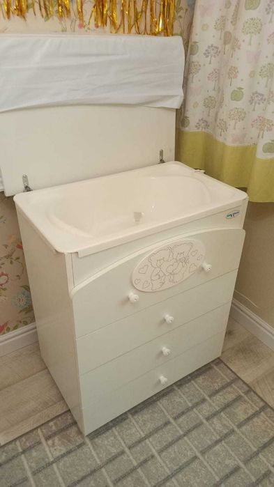 Дитяче ліжко з комодом пеленатором Baby Italia