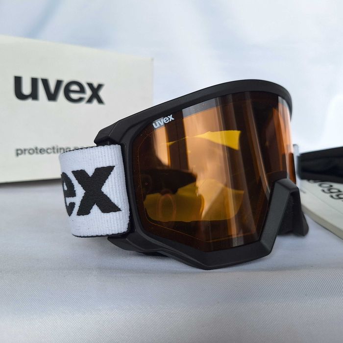 Gogle narciarskie Uvex Athletic LGL Black Matt S2