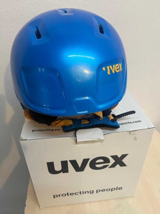 Kask narciarski Uvex + gogle Uvex