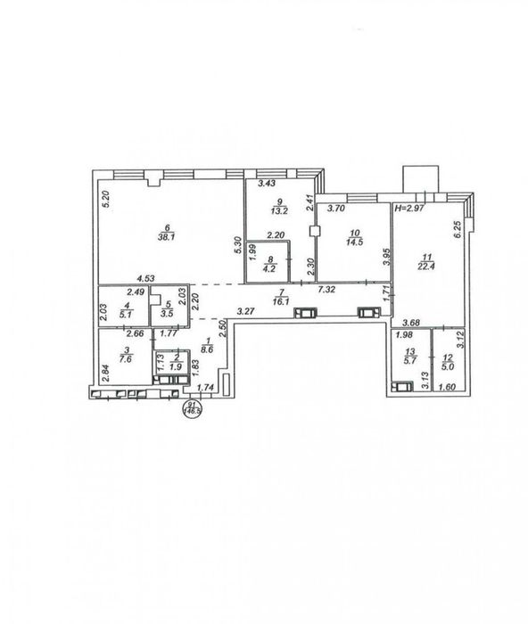 Продаж Квартири 146м2, Василя Тютюнника,ЖК Trinity,Печерськ, Київ