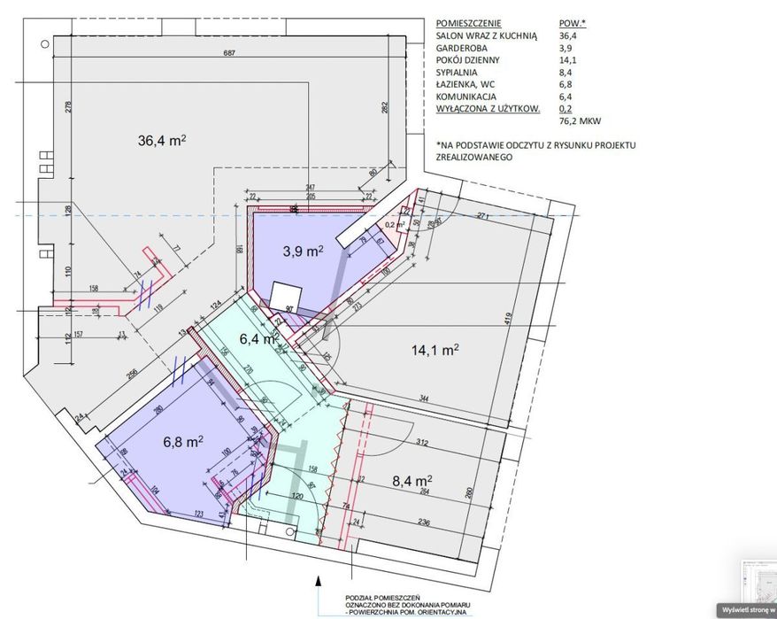 Słoneczne 3 pokoje, 77 m2,  Bemowo/Wola 2005r.