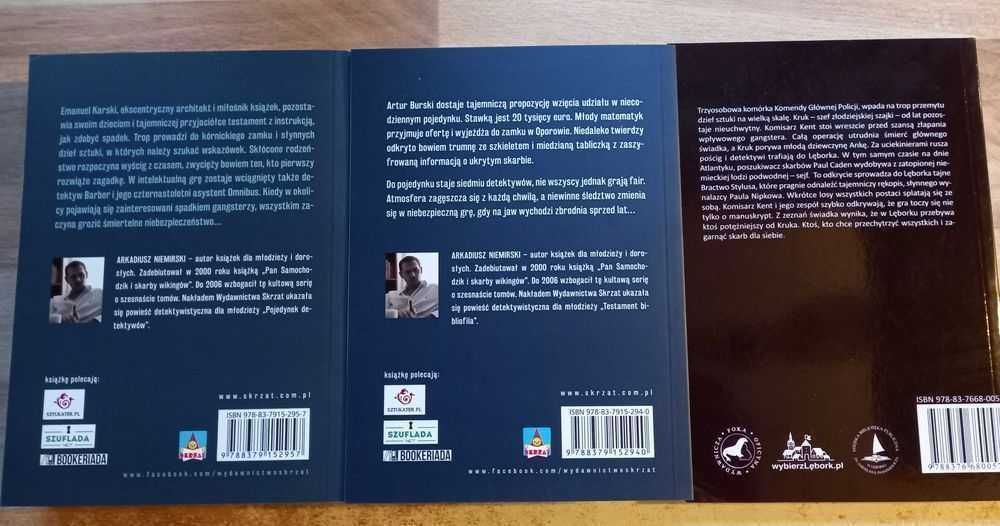 Arkadiusz Niemirski Zestaw 3 książek nowe
