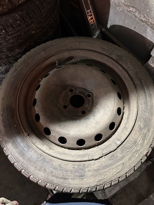 Koła zimowe Fiat Punto Evo, Grande Punto 4x100 stalówki