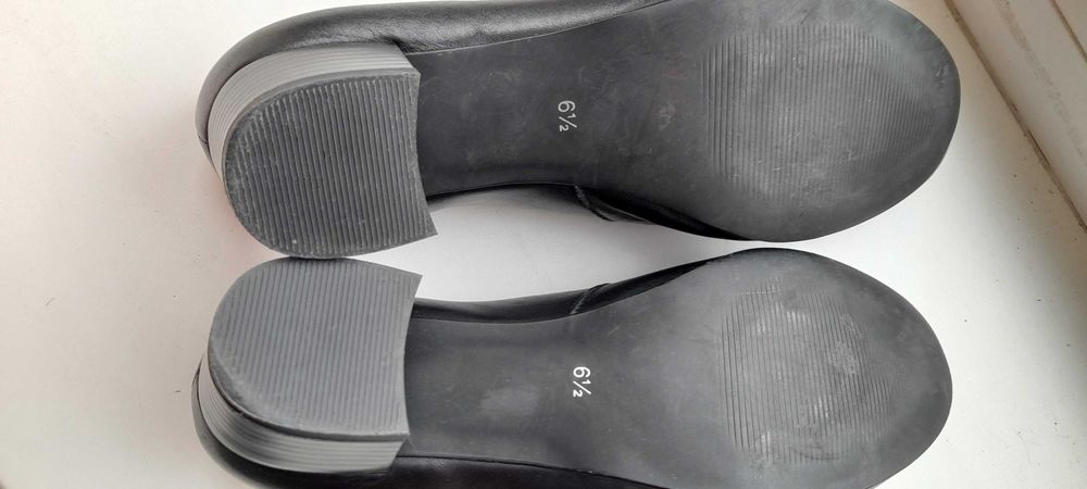 туфли кожаные 6.5  (39.5)