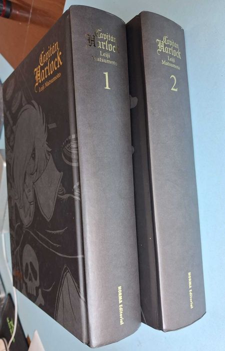 CAPITÁN HARLOCK - Leiji Matsumoto - Caixa de luxo 2 volumes capa dura, em espanhol