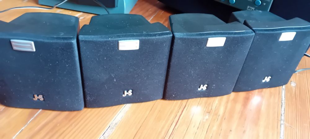 Dolby digital amplifier speaker system para playstation 2 ou dvd