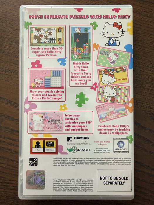 Jogo PSP Hello Kitty Puzzle Party