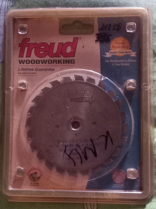 Диск пили основний для обробки ДСП та МДФ. Діаметр 300 мм - 120 мм,