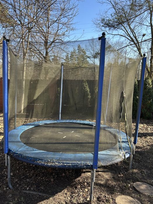 Trampolina 240 cm srednica zabawki ogród meble hustawka dla dzieci