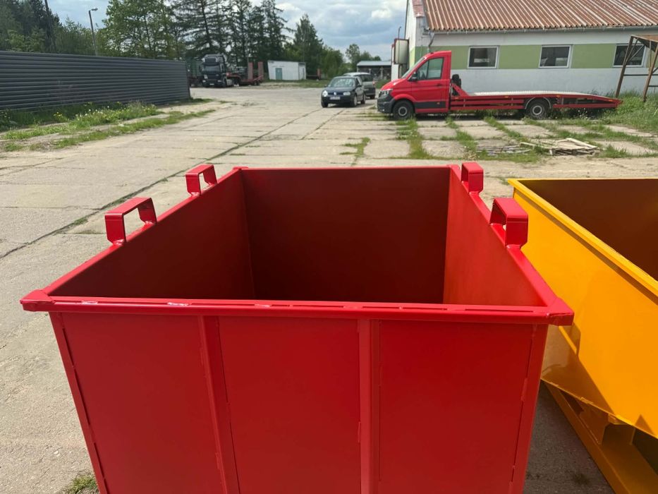 KOLEBA SAMOWYŁADOWCZA KONTENER NA WIDLAKA pojemnik na wózek widłowy