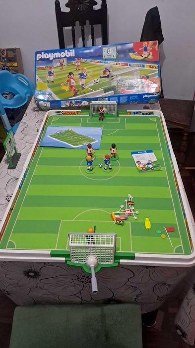 Estádio de Futebol Playmobil 4700 (Clássico Vintage - Completo)