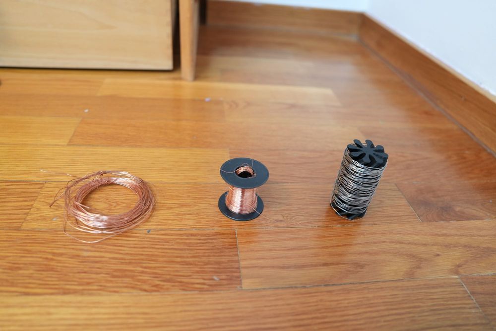 Wires, copper, nichrome, GOOD DEAL