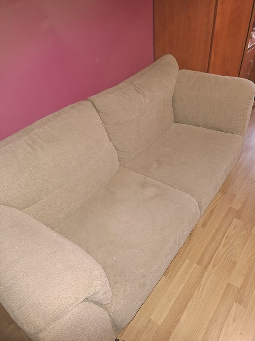Sofa, beżowa, wygodna