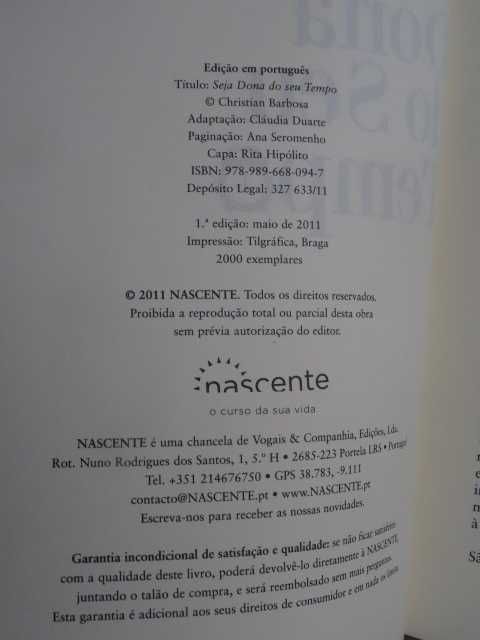 Be the Master of Your Time by Christian Barbosa – 1st Edition64740519378817122