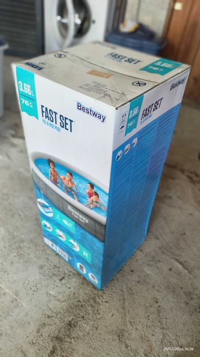 Piscina Bestway fast set 3,66m