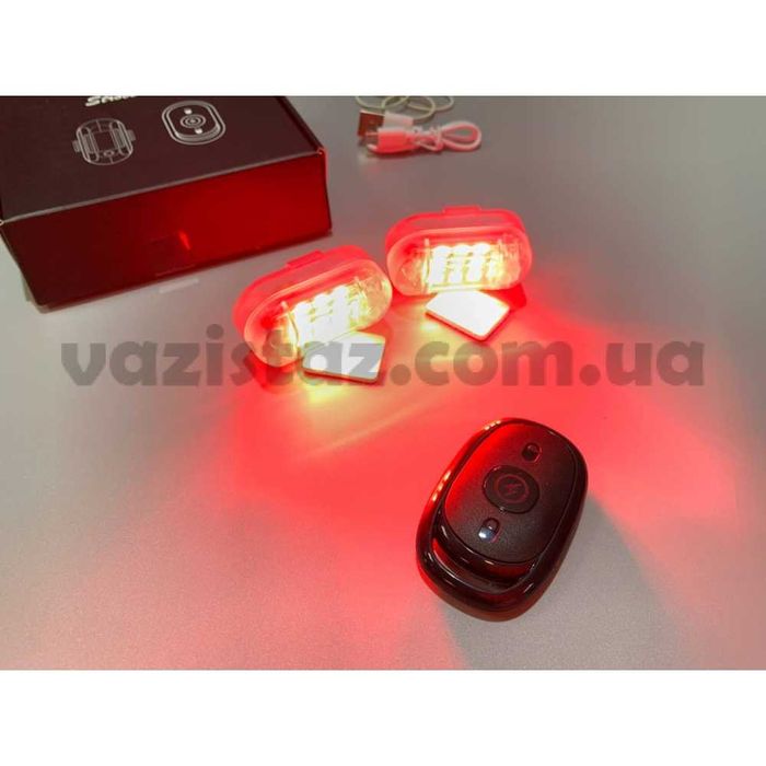 Стробоскоп на авто, мотоцикл, велосипед с пультом 2.4G аккмуляторный