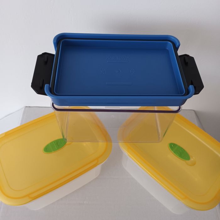 DUŻE Pojemniki na żywność 1.25 l  ZESTAW