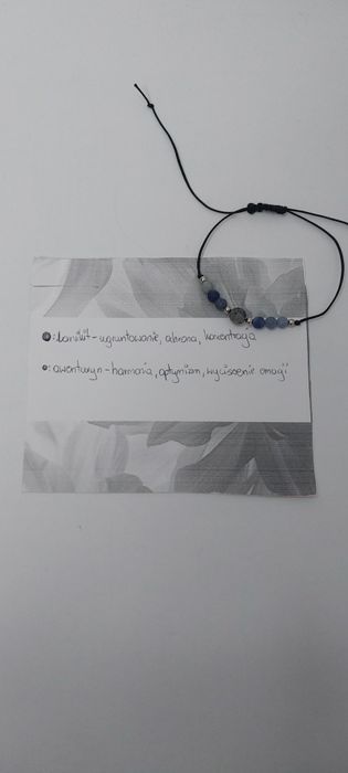Bransoletka z kamieniami naturalnymi