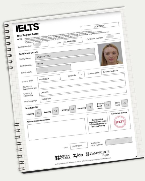 Репетитор з Англійської та Математики. Підготовка до НМТ/ IELTS/ TOEFL