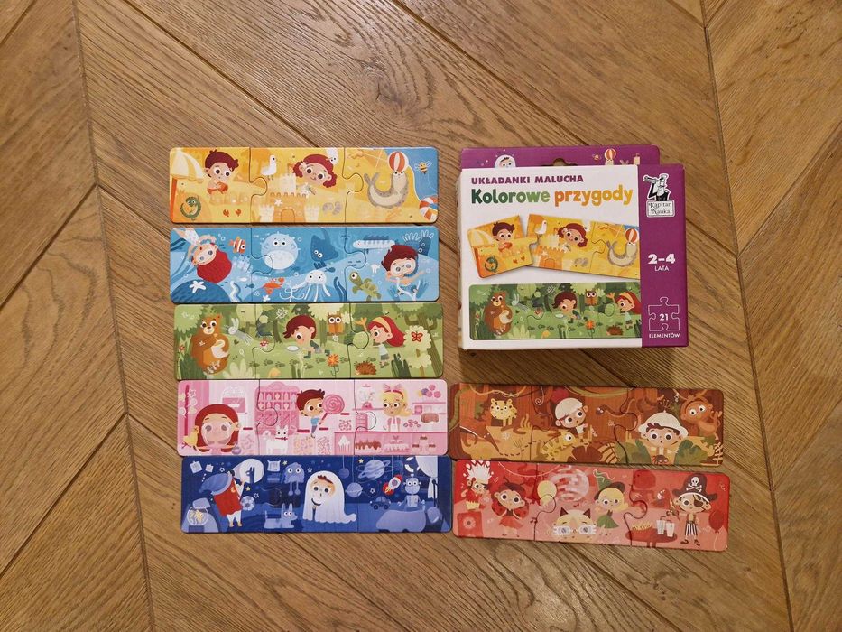 Puzzle Układanki Malucha "Kolorowe Przygody" Kapitan Nauka