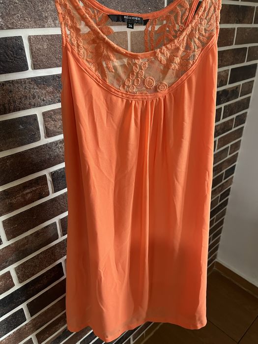 Sukienka tunika pomarańczowa reserved 36