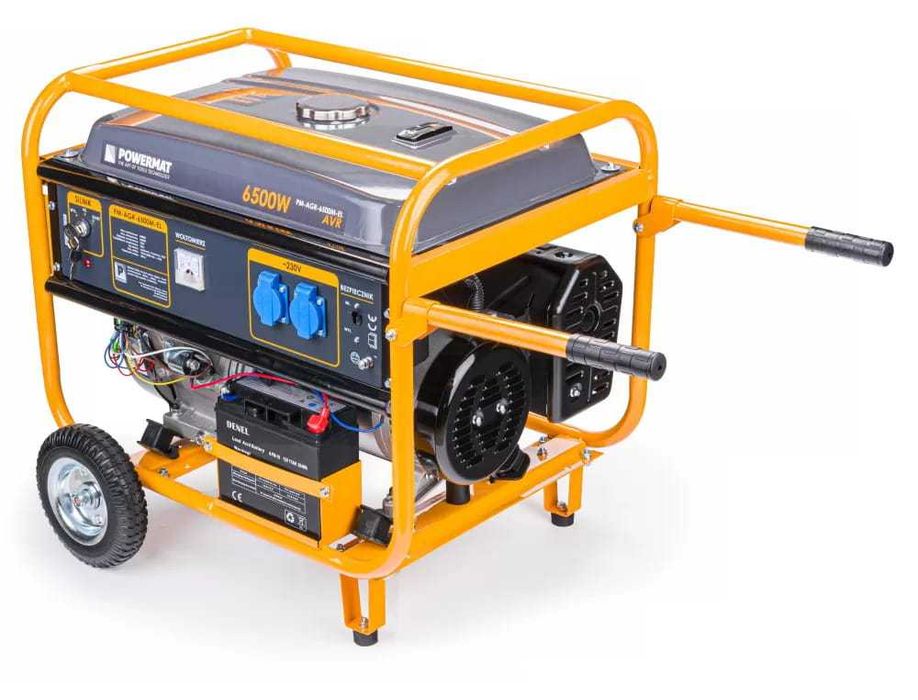 POWERMAT Agregat Prądotwórczy Generator 6500w 230v Avr PM1140