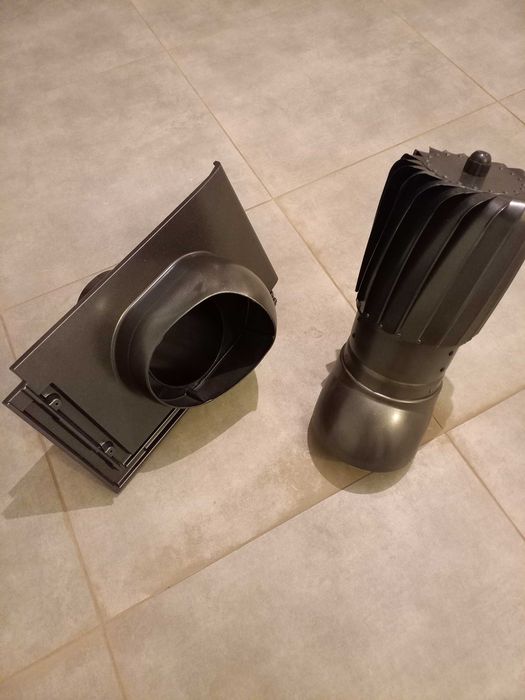 kominek aluminiowy do dachówki turmalin obrotowy szary kryształ