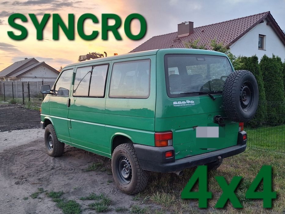 SYNCRO 4x4 Transporter VW T4 7 os. Benzyna Wyprawowy Kamper