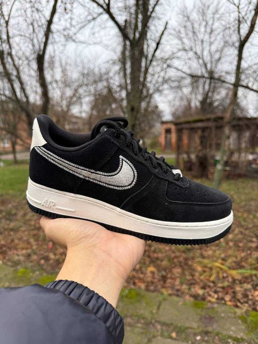 ОРИГІНАЛ! Nike Air Force 1 Low 07 LV8 Black/Sail 40 40.5 | HJ4465
