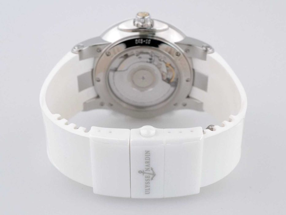 Ulysse Nardin Executive Dual Time Lady MOP Diamond Dial 40