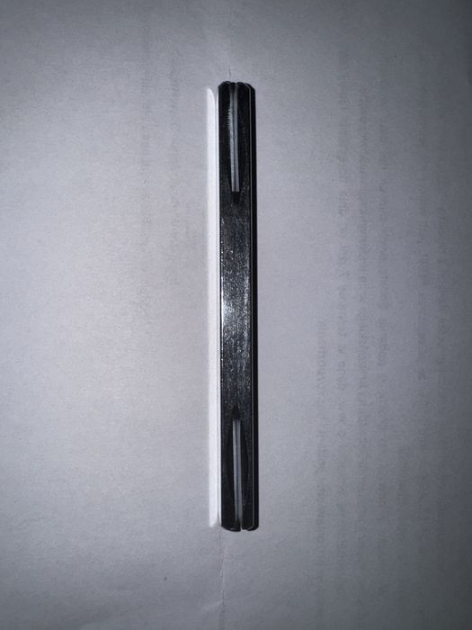 Klamka ciepła Xenia czarna szyld dzielony okragły WC komplet