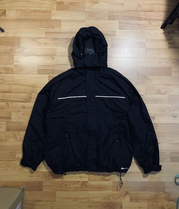 (S-M) DICKIES Черная курточка на мембране весенняя осенняя tnf gore tex ветровка