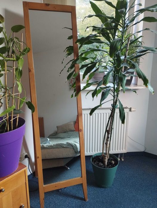 Lustro drewniane skladane