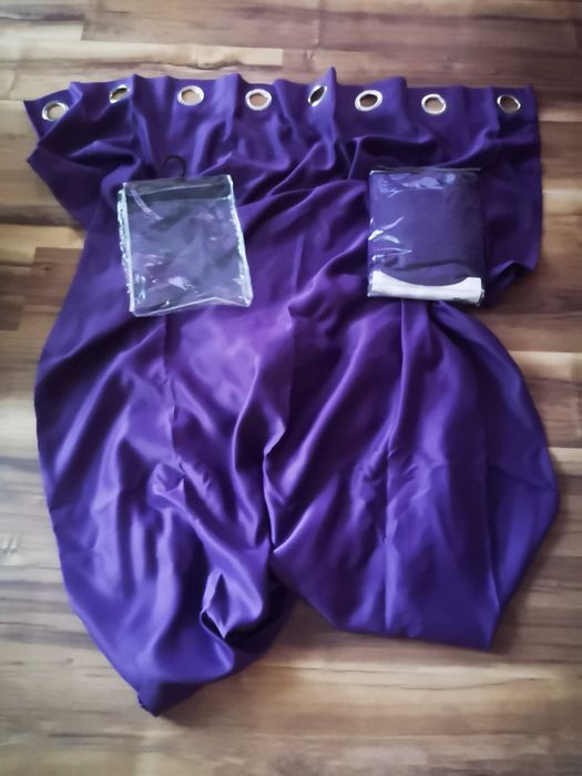 Zasłony 2szt. Fioletowe