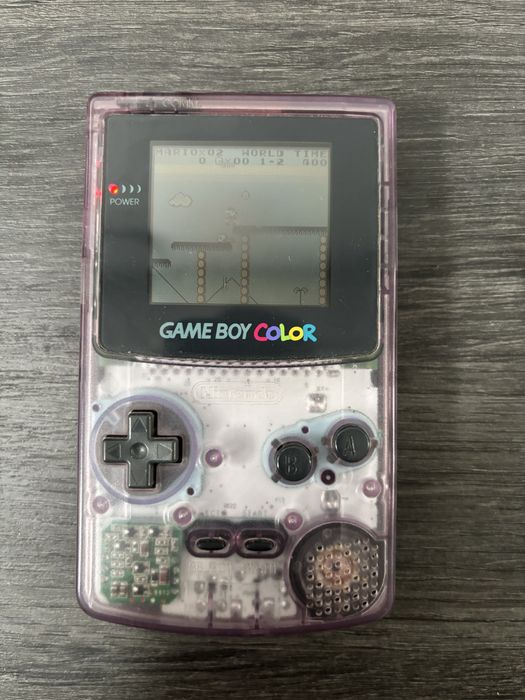 Gameboy color roxo transparente
