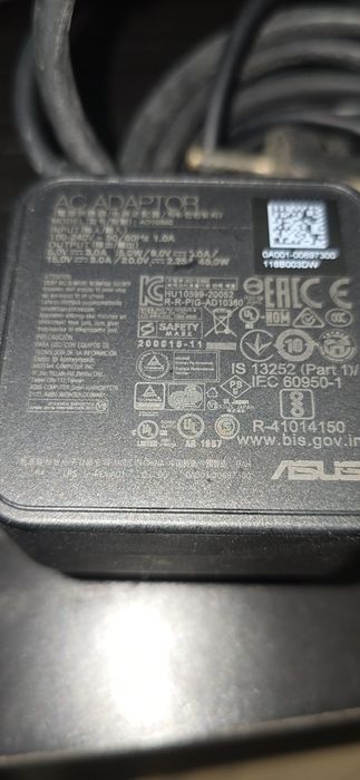 Carregador asus usb-c 45w