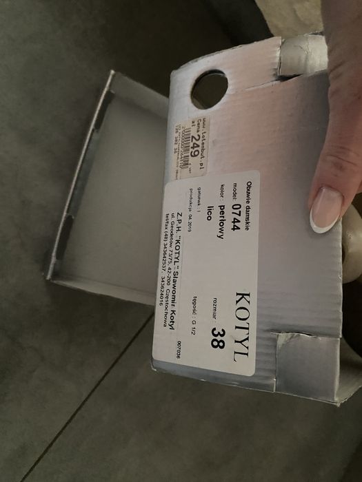 Buty taneczne ślubne KOTYL