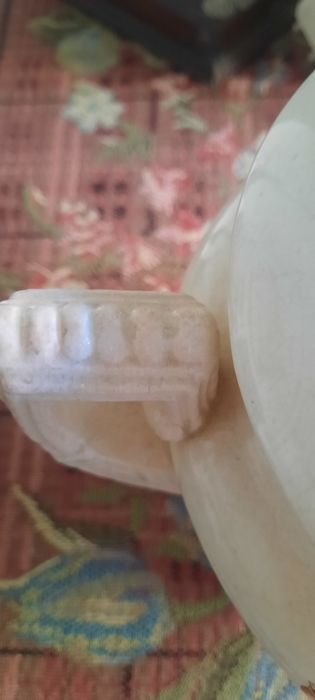 Terrina Séc XIX S&S Ca Alcântara  c/concha 42x24cm 42x24