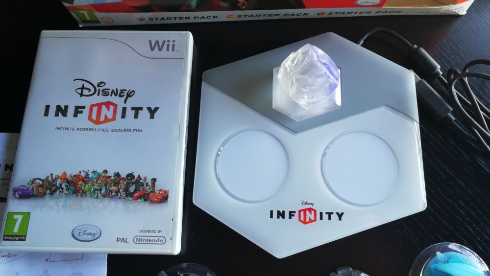 Disney Infinity Starter Pack Wii C/ Caixa + 2 Figuras OFERTA
