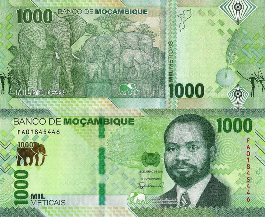 Moçambique, 1000 Meticias, 2024, Nunca circulado