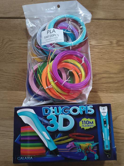 Długopis 3d Galaxia + PLA 5M * 20 PCS