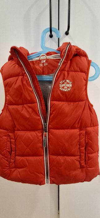 Bezrękawnik kamizelka h&m 122