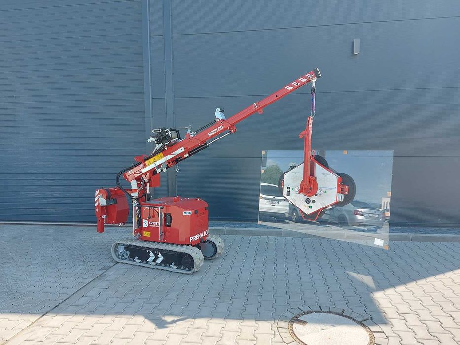 Dźwig, Mini żuraw, Hoeflon C1e, Wynajem - Bez operatora